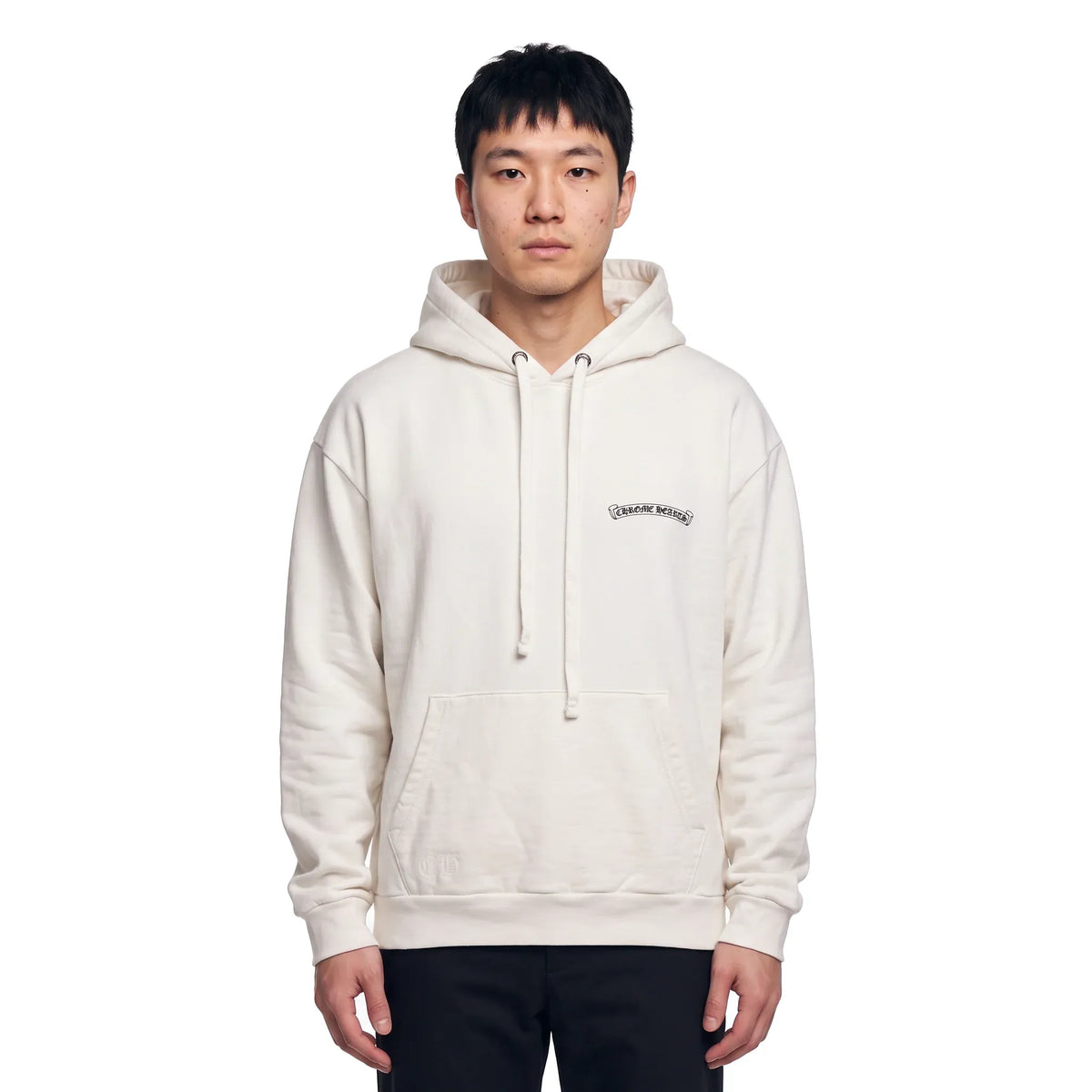 Chrome Hearts St Barth Exclusive Anchor Cross Hoodie White