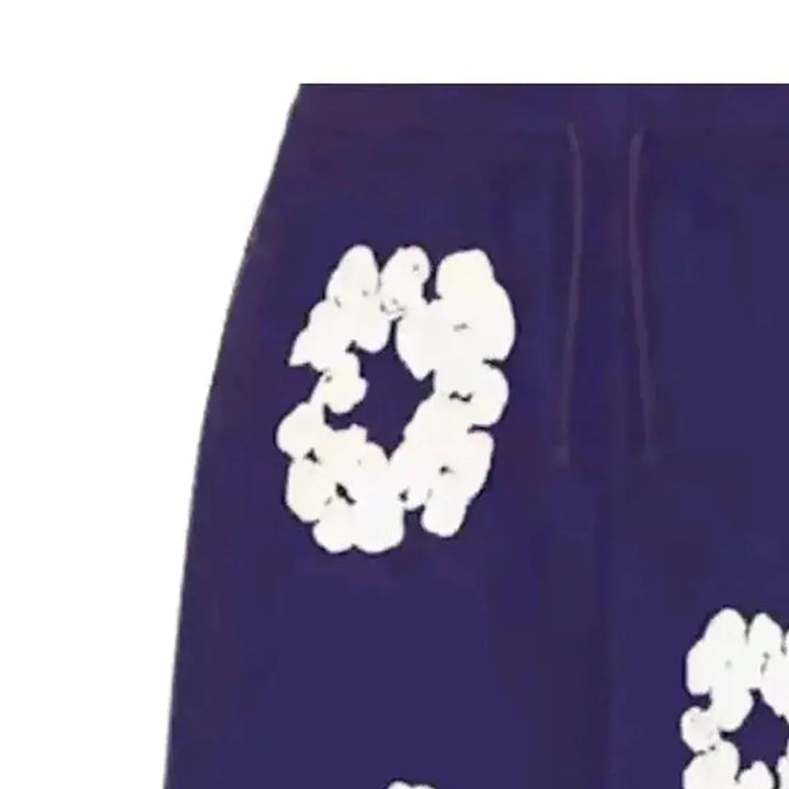 Denim Tears Cotton Wreath Sweatpants Purple