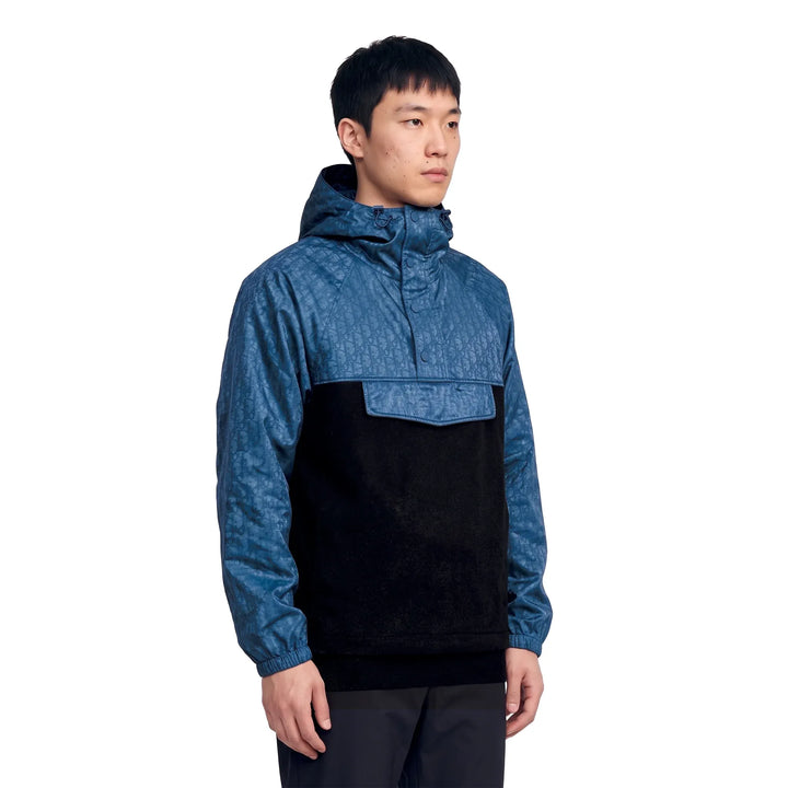 Dior Oblique Print Pullover Anorak Jacket