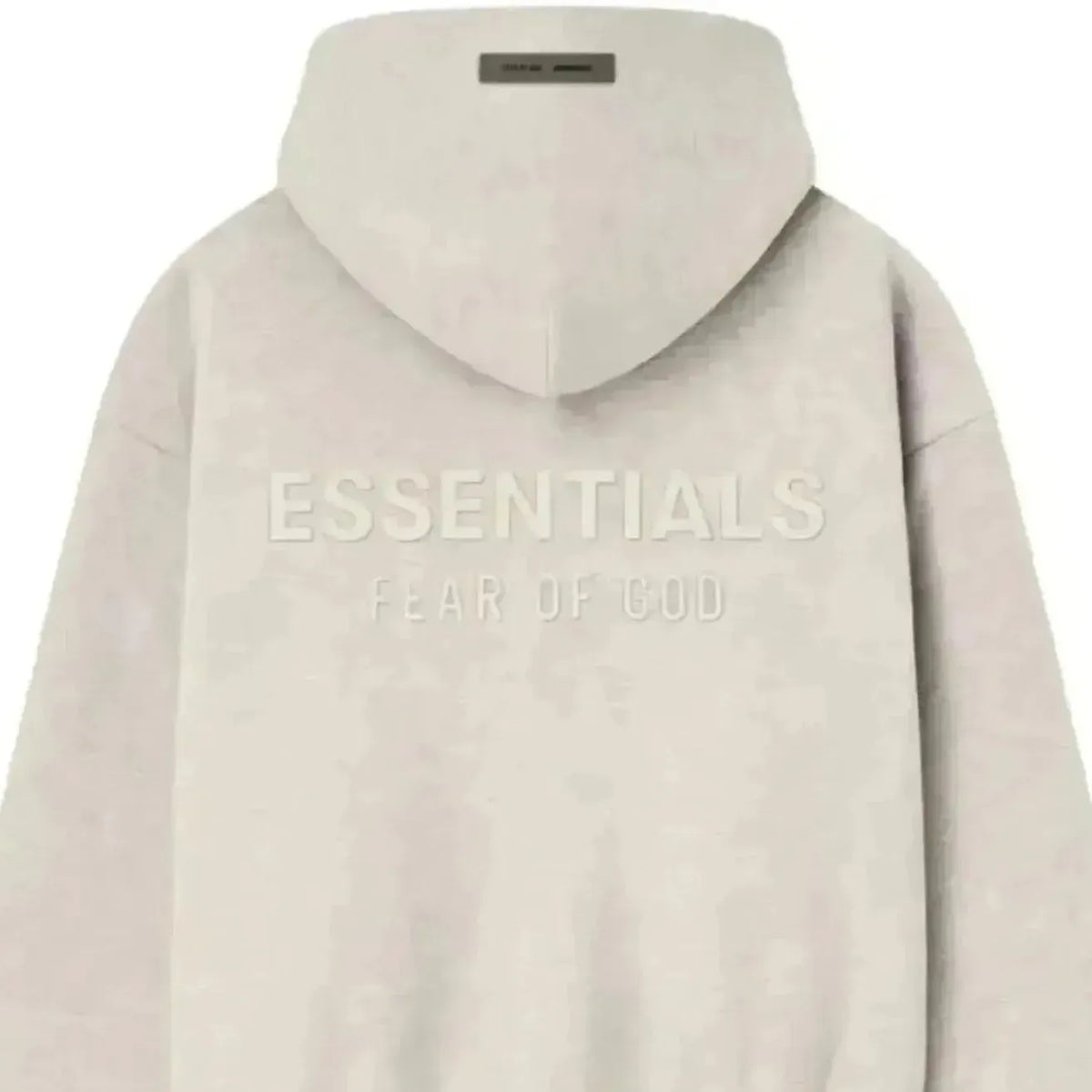Fear of God Essentials Classic Fleece Zip-Up Hoodie Heather Stone