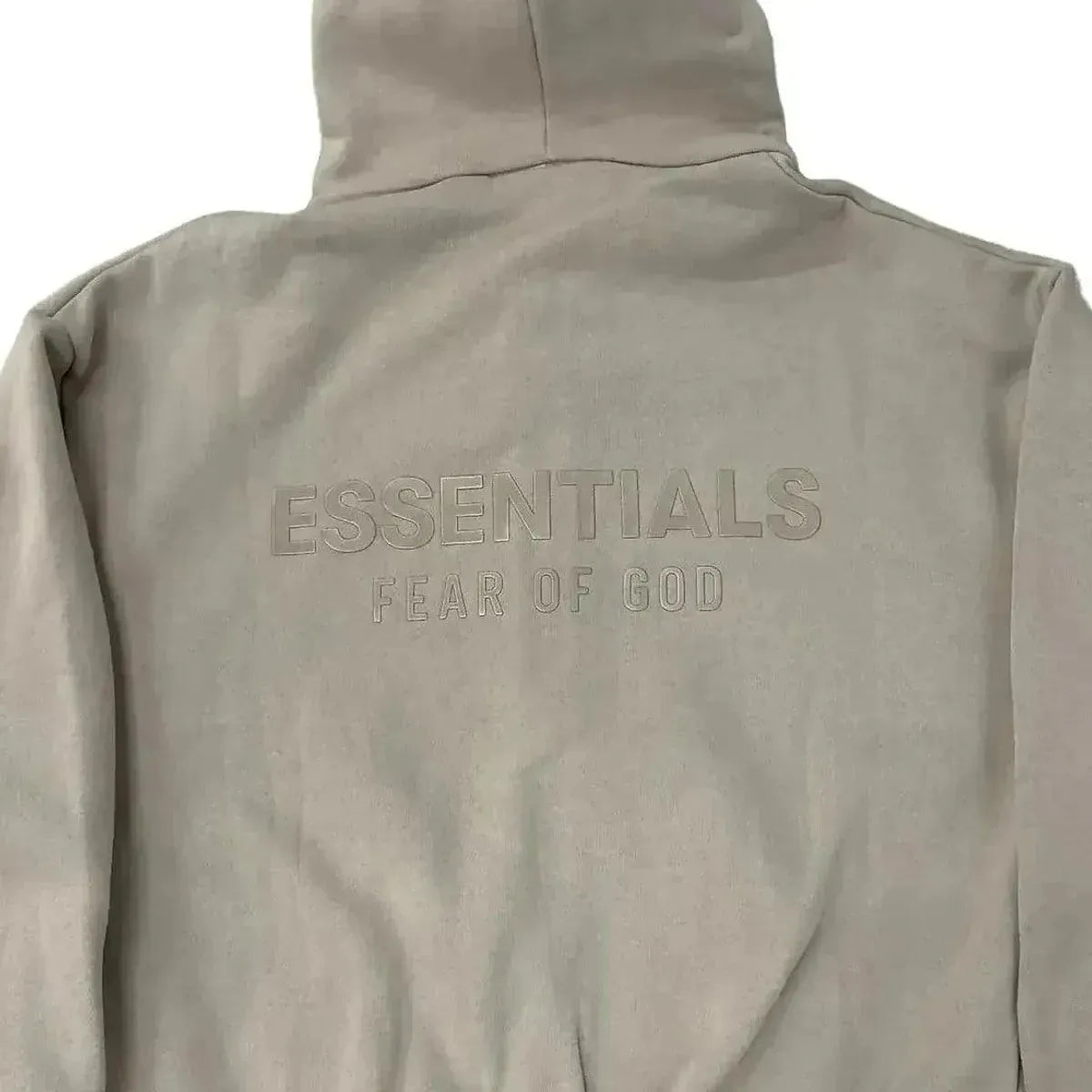 Fear of God Essentials Classic Fleece Zip Up Hoodie Timber
