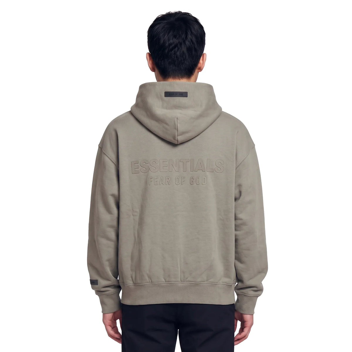 Fear of God Essentials Classic Fleece Zip Up Hoodie Timber