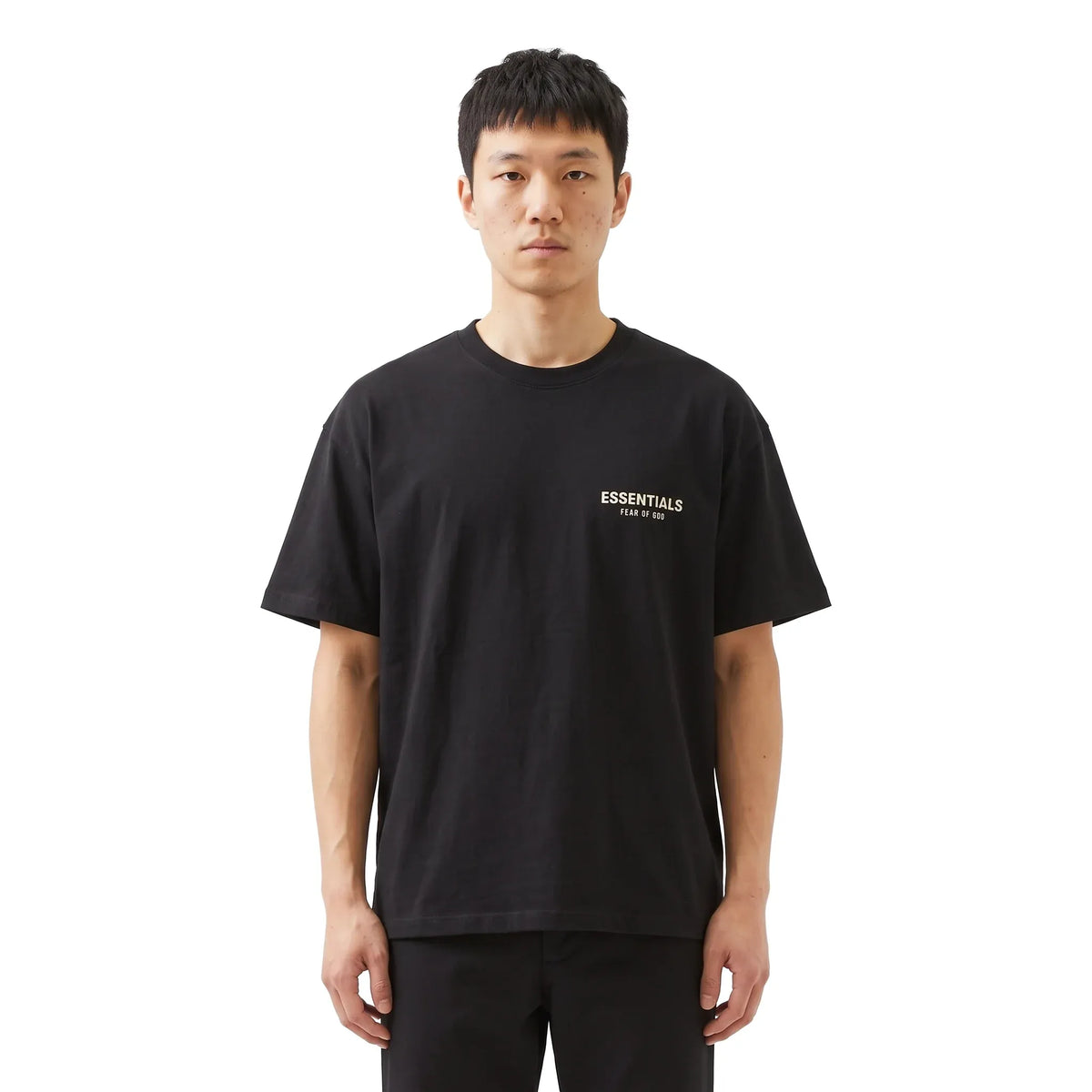 Fear of God Essentials Classic Short Sleeve Tee Jet Black (SS25)