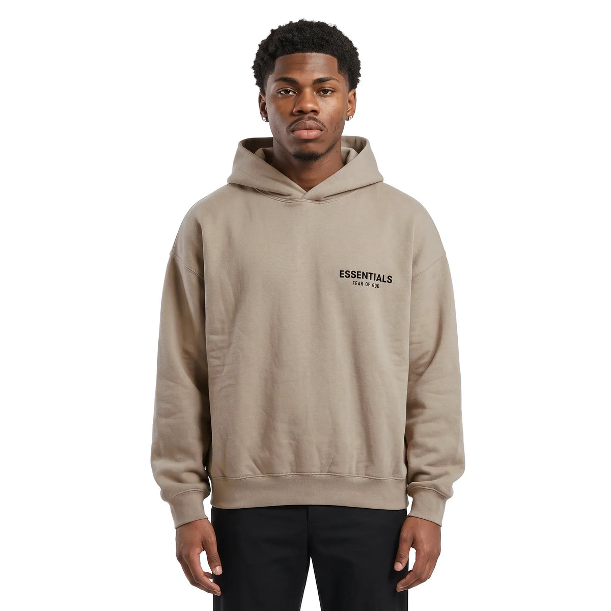 Fear of God Essentials Fleece Hoodie Desert Sand