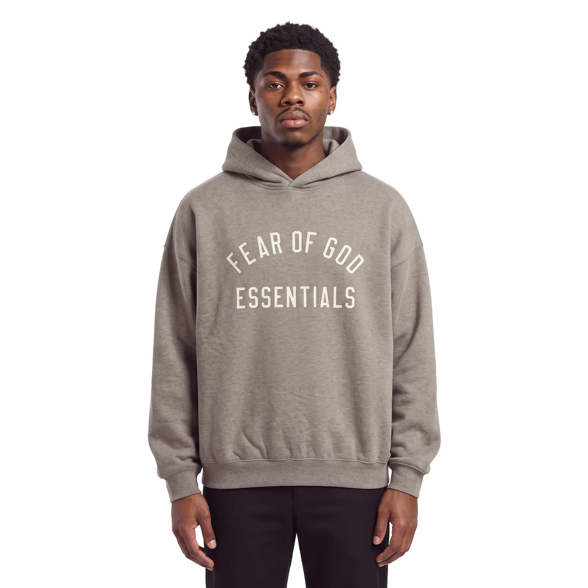 Fear of God Essentials Fleece Hoodie Heather Gray