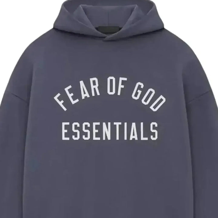 Fear of God Essentials Fleece Hoodie Marine