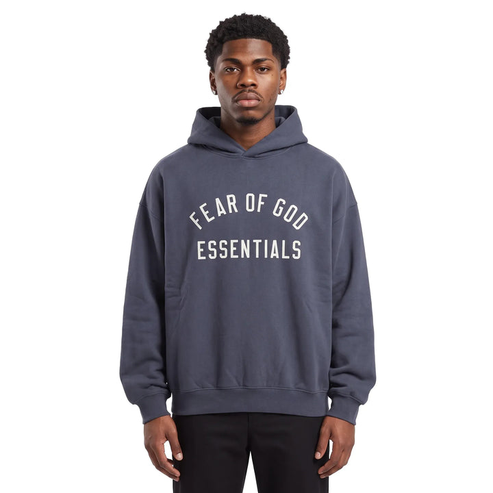 Fear of God Essentials Fleece Hoodie Marine