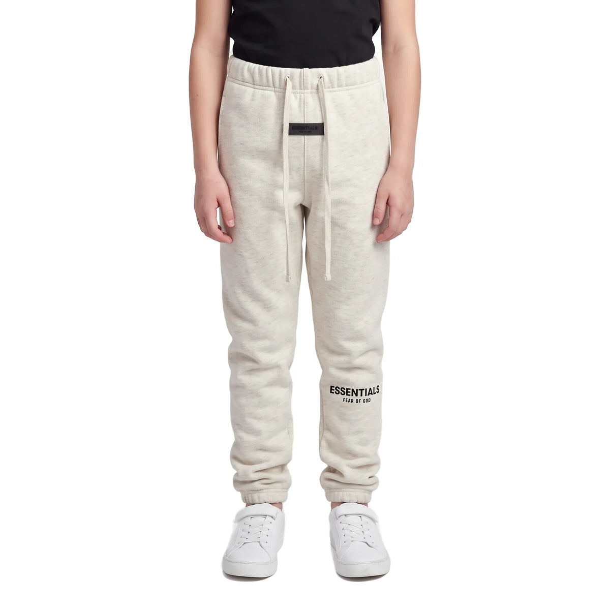 Fear of God Essentials Kids Sweatpants Light Oatmeal Closed