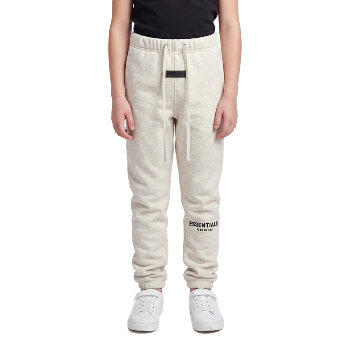 Fear of God Essentials Kids Sweatpants Light Oatmeal Closed