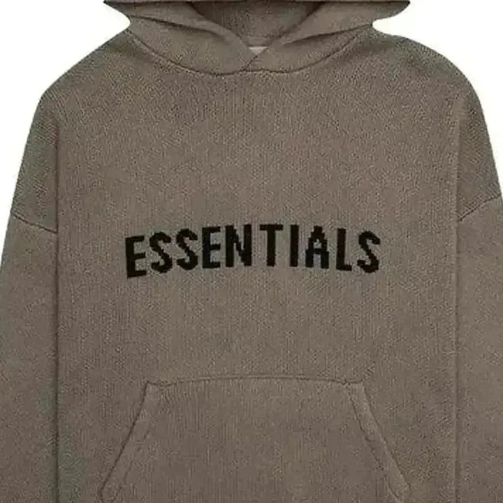 Fear of God Essentials Knit Sweater Taupe