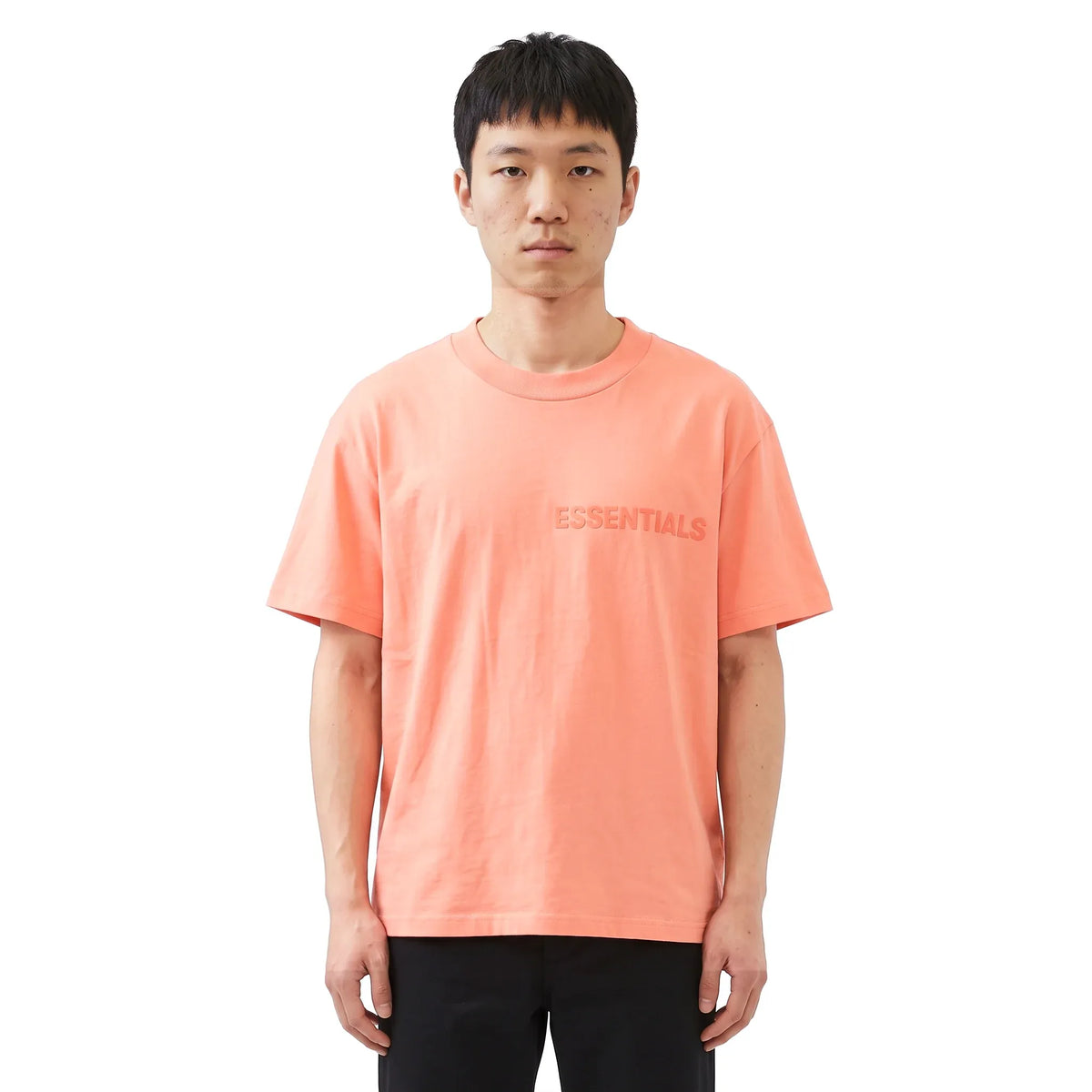 Fear of God Essentials Short-Sleeve Tee Coral