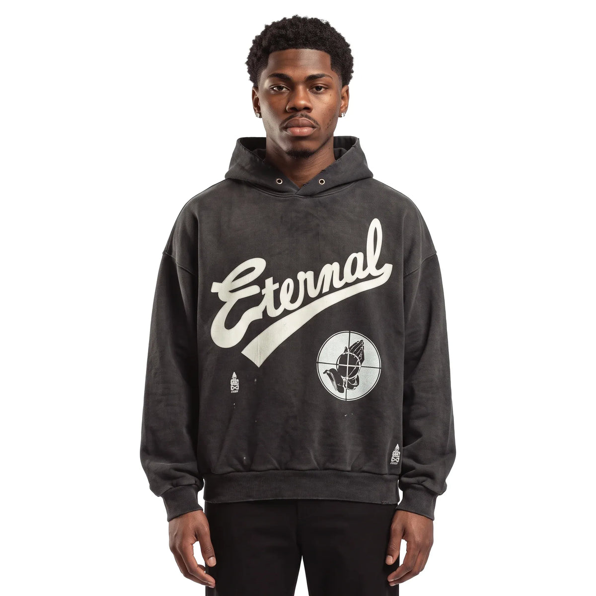 Fear of god x Saint Mxxxxxx Hoodie Black