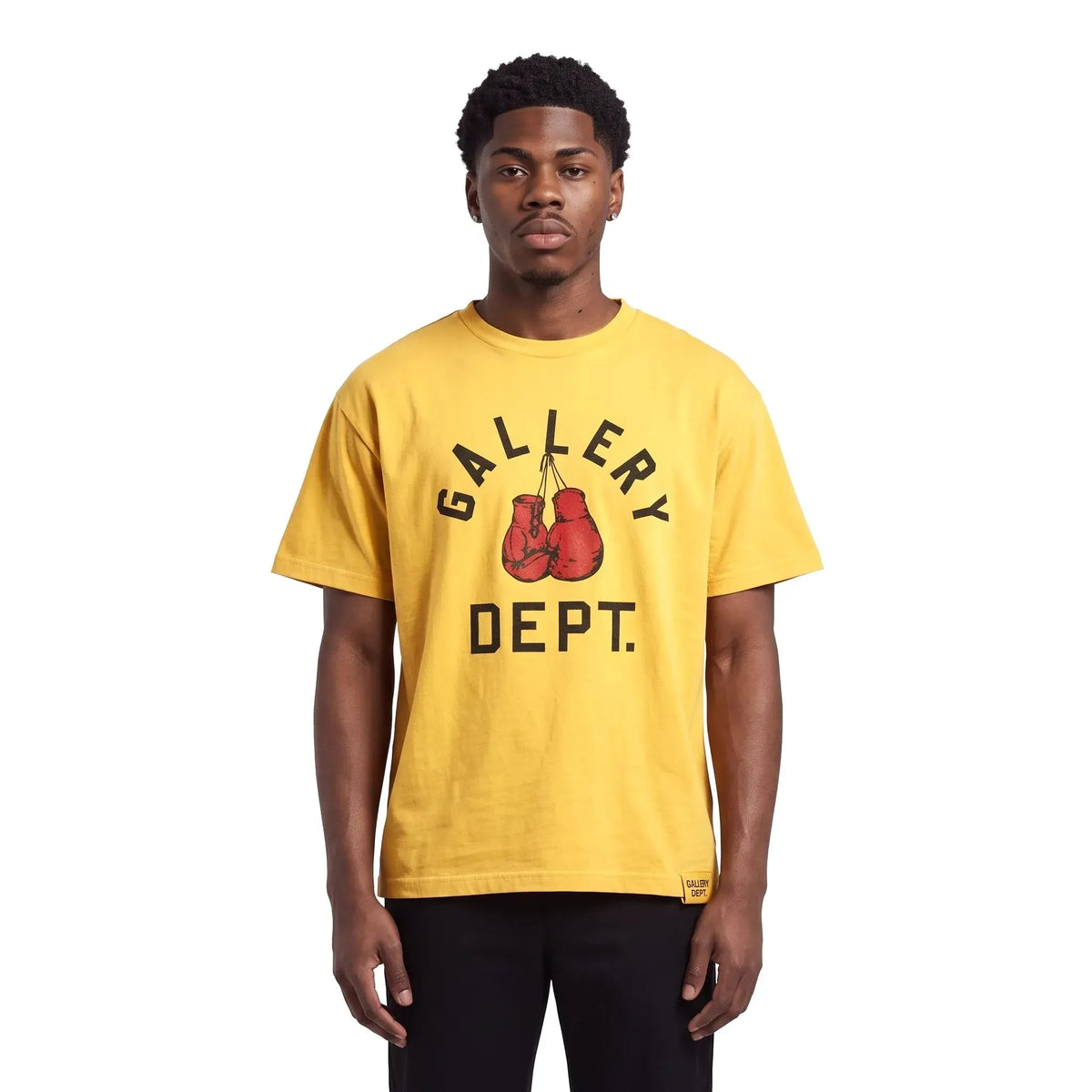 Gallery dept. Boxing Merch T-Shirt Yellow