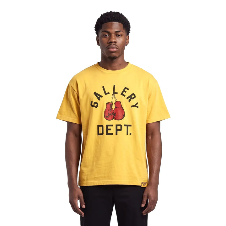 Gallery dept. Boxing Merch T-Shirt Yellow
