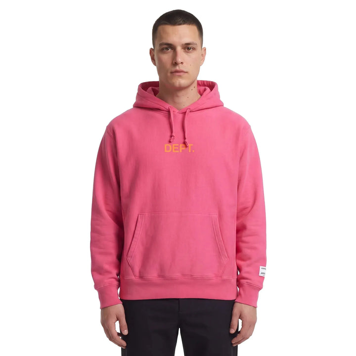 Gallery Dept Logo Hoodie Flo Pink