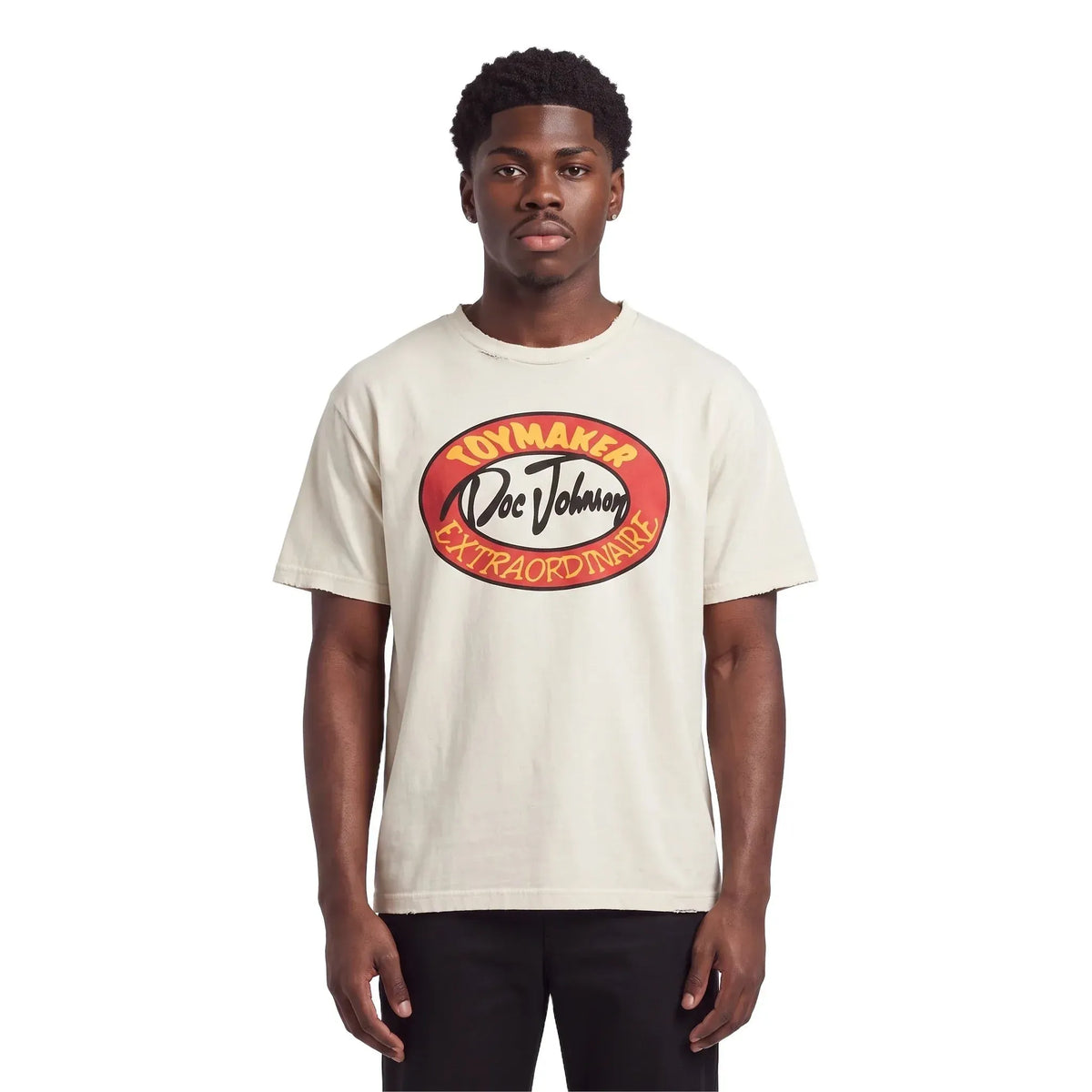 Gallery Dept. Toymaker Doc Johnson Tee Antique White/Cream