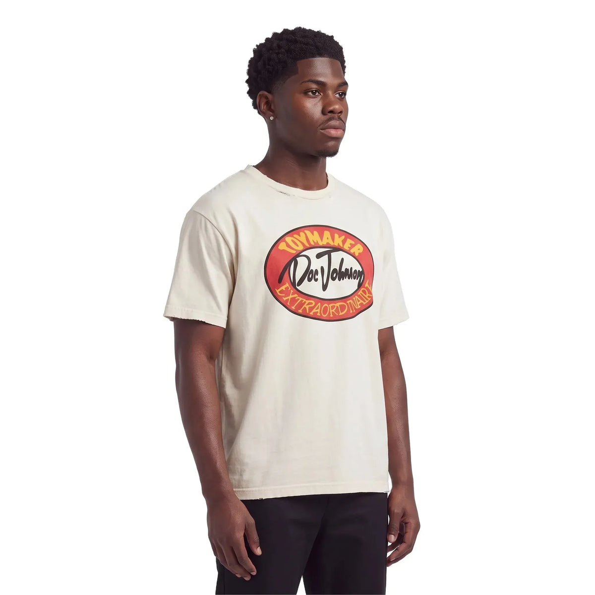 Gallery Dept. Toymaker Doc Johnson Tee Antique White/Cream