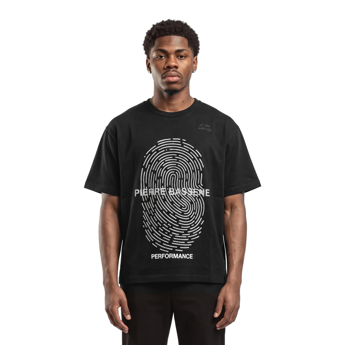 GLITTA Fingerprint T-shirt - Black (2025)