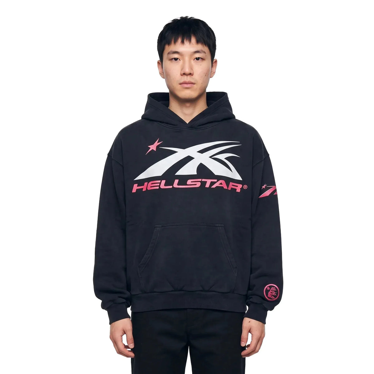 Hellstar Sport Logo Hoodie Black