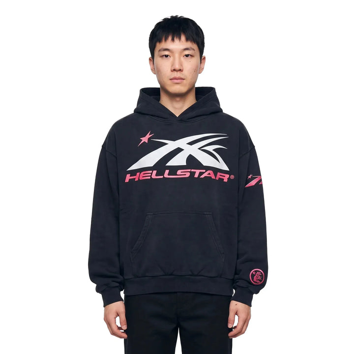 Hellstar Sport Logo Hoodie Black