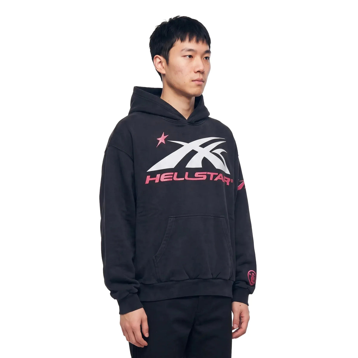 Hellstar Sport Logo Hoodie Black