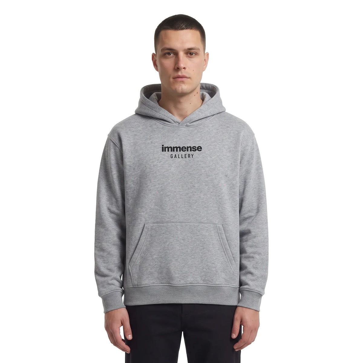 Immense Gallery hoodie grey