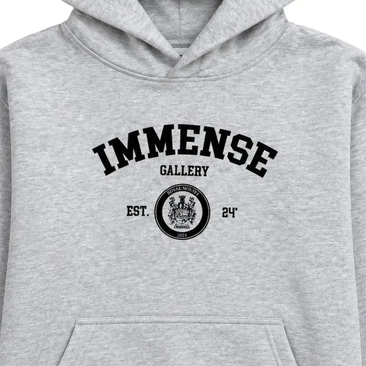 Immense Gallery Varsity Hoodie Grey