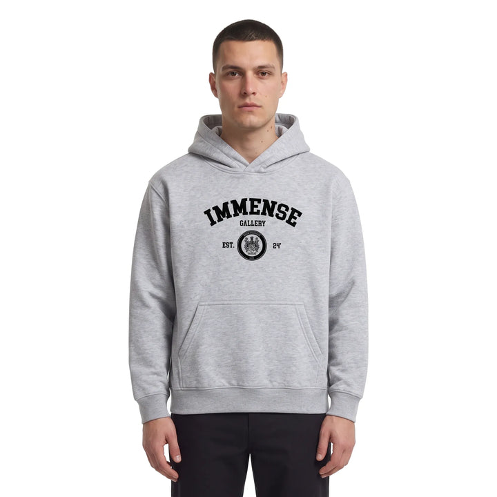 Immense Gallery Varsity Hoodie Grey
