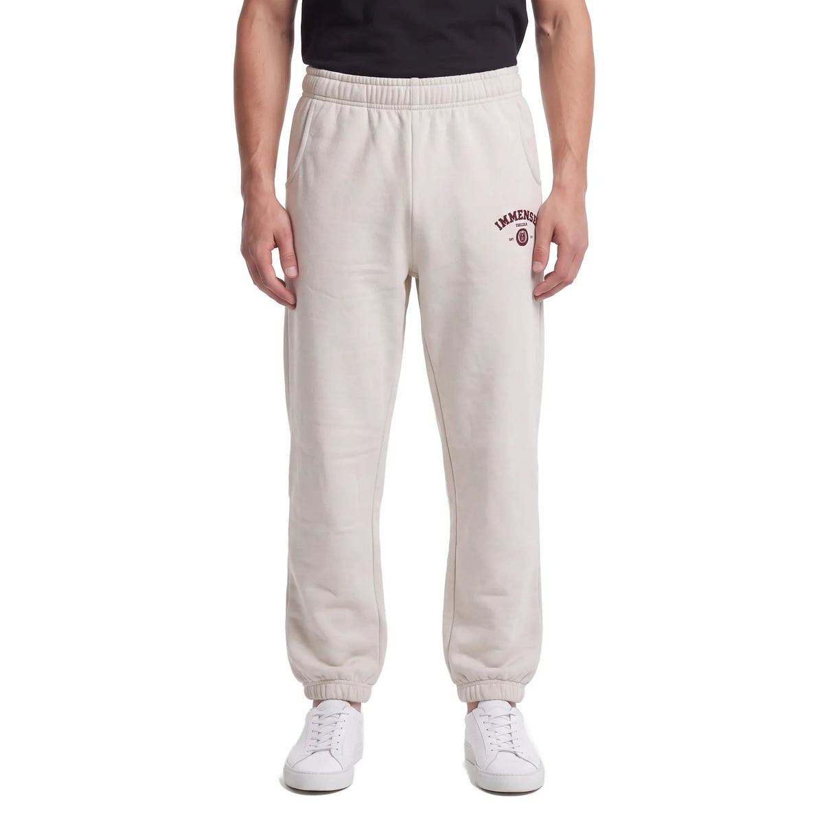 Immense Gallery Varsity Sweatpants Beige