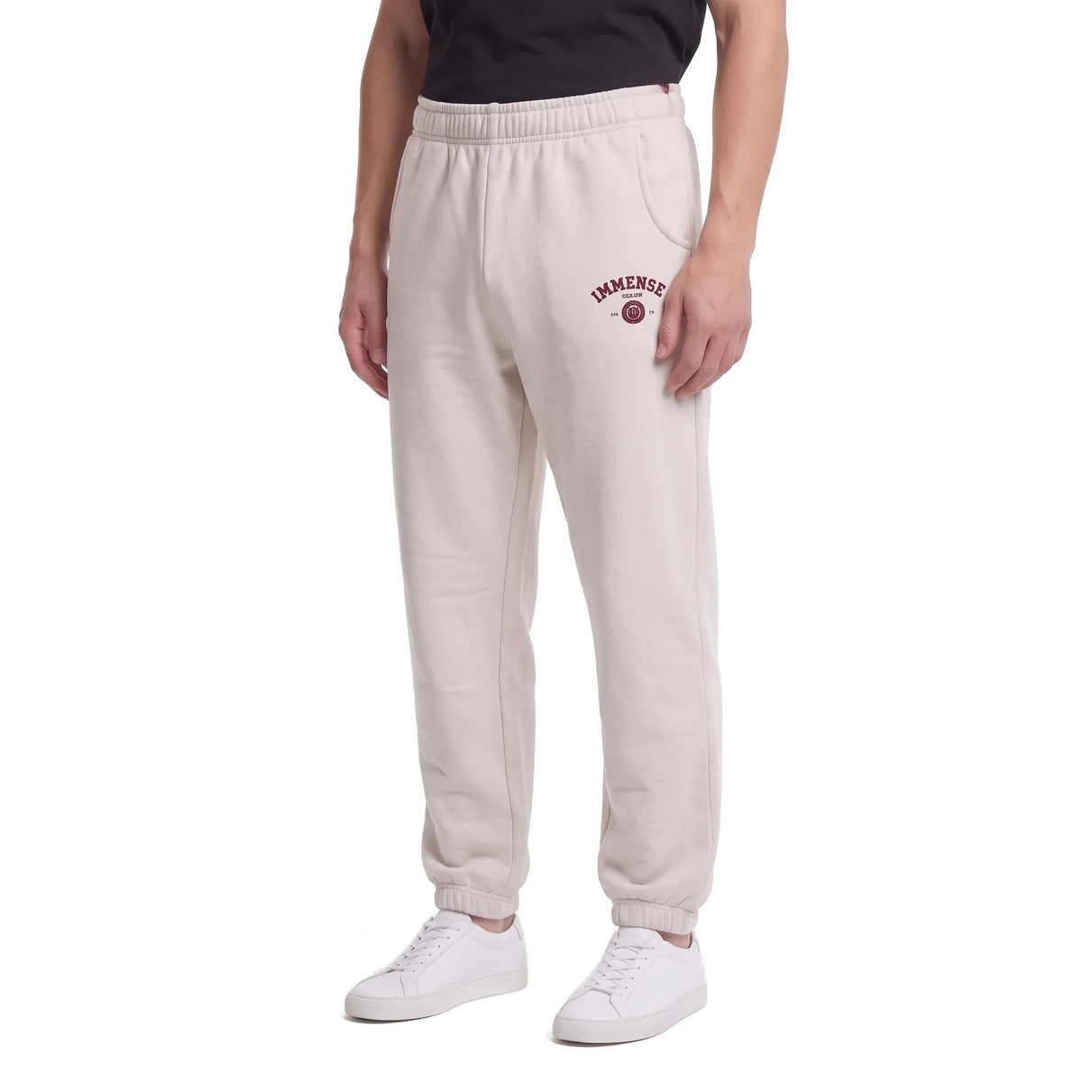 Immense Gallery Varsity Sweatpants Beige