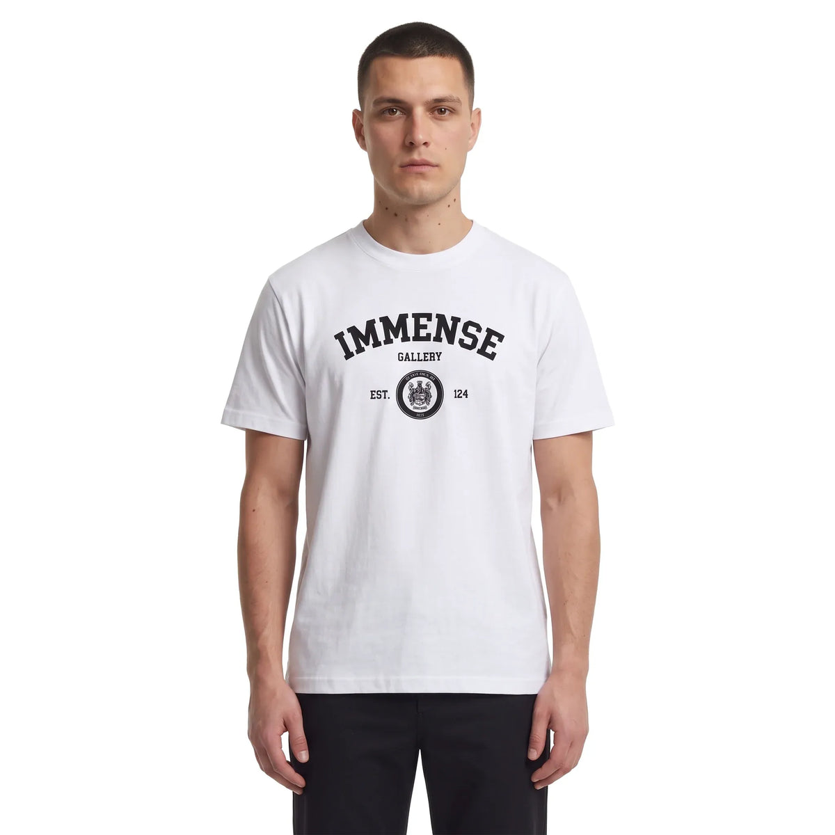 Immense Gallery Varsity Tee White