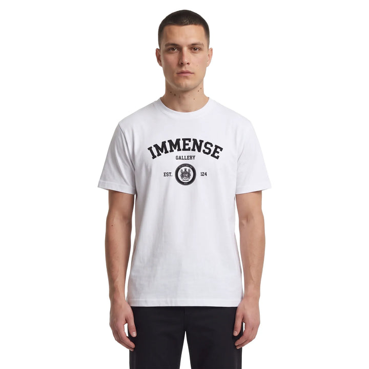 Immense Gallery Varsity Tee White