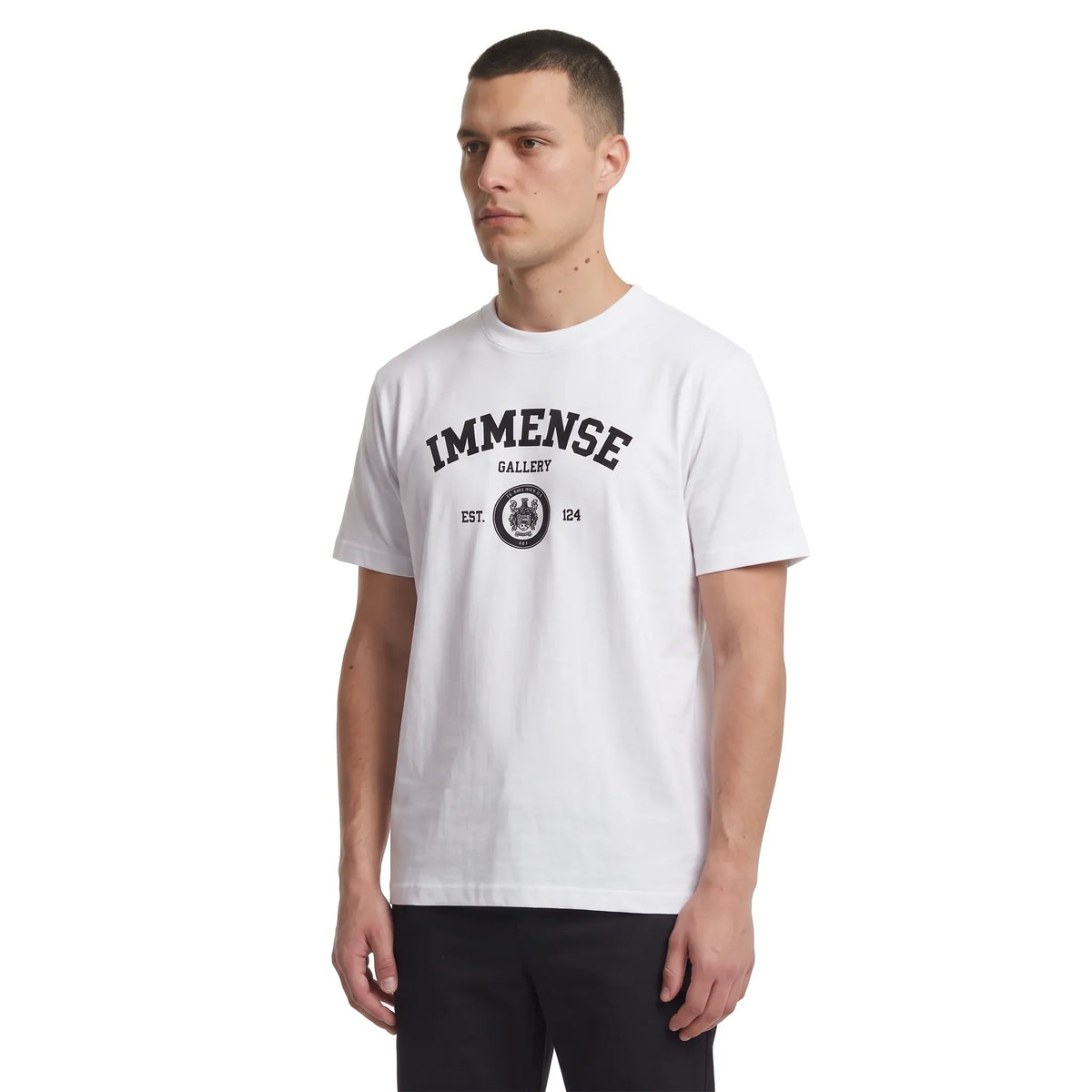 Immense Gallery Varsity Tee White