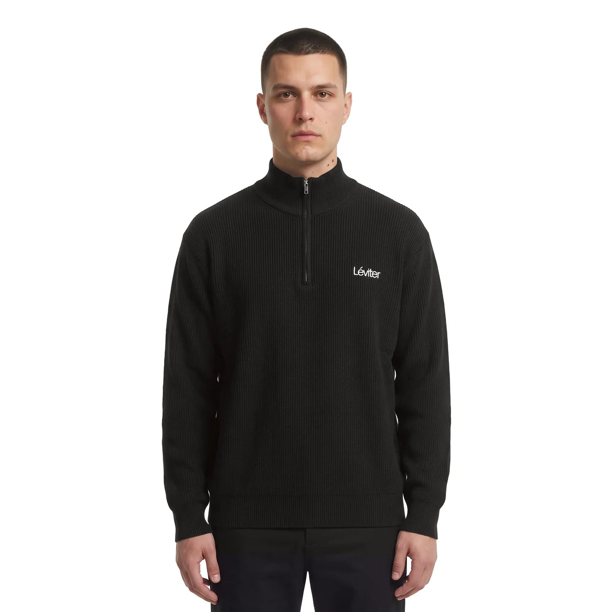 Léviter Core Half-Zip Knit Black