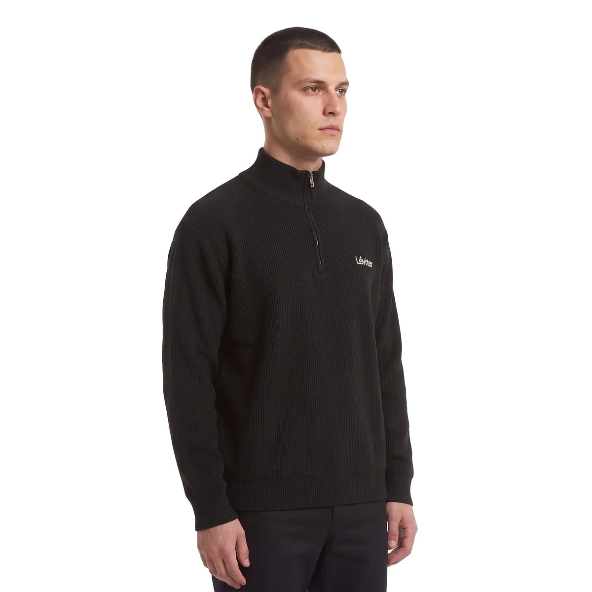 Léviter Core Half-Zip Knit Black