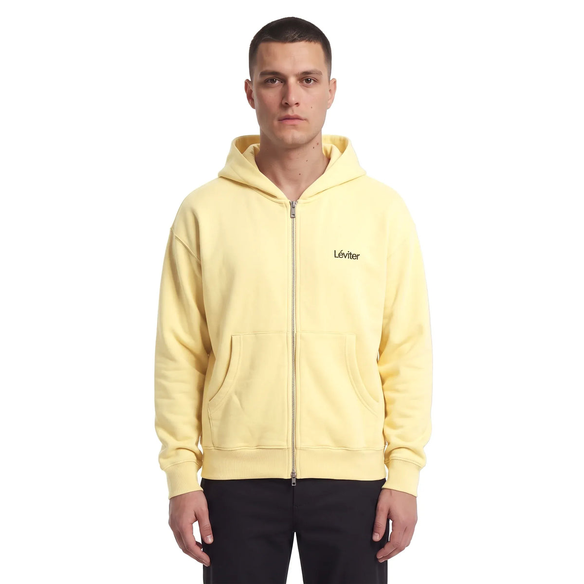 Léviter Essential Zip Hoodie Butter Yellow