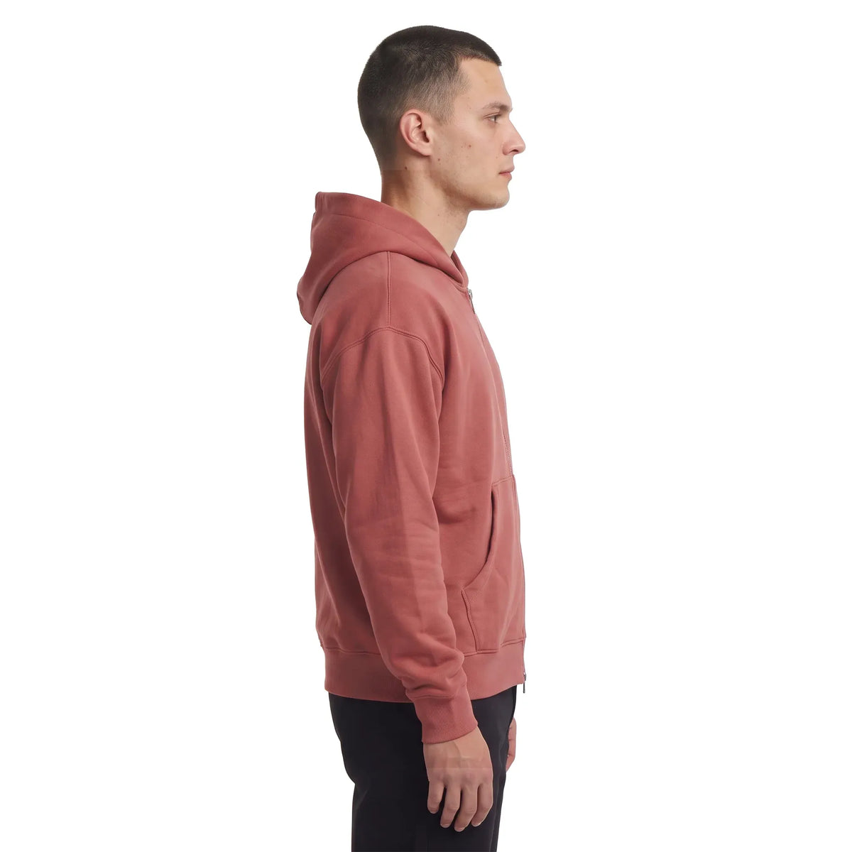 Léviter Essential Zip Hoodie Clay Red