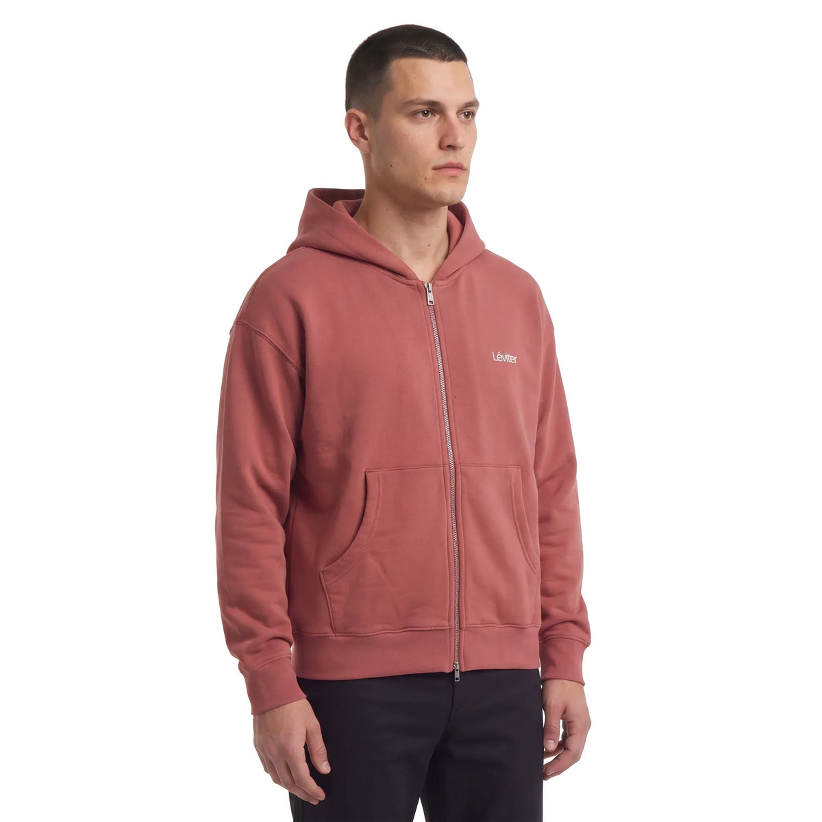 Léviter Essential Zip Hoodie Clay Red