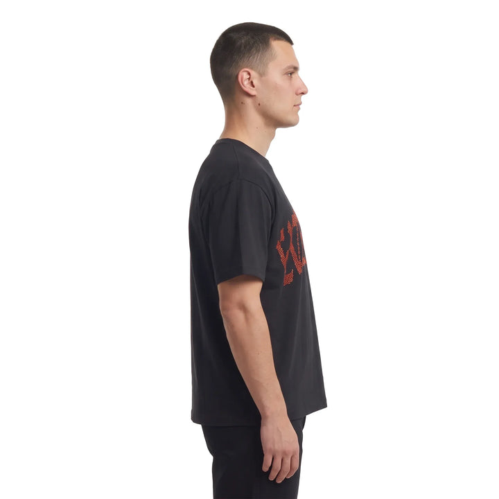 Léviter Everybody Levitates Rhinestone Tee Black Orange