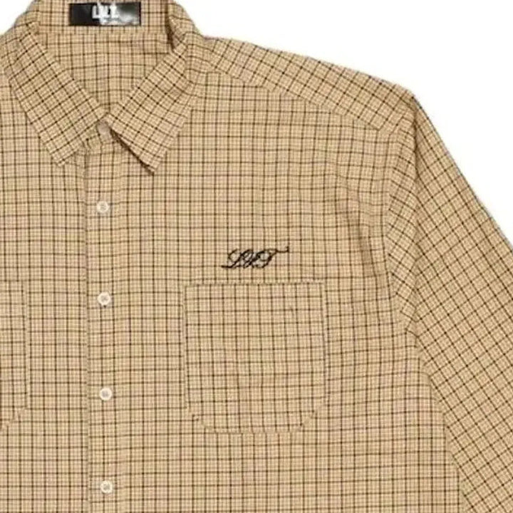 Léviter LVT Étoile Long Sleeve Shirt Coffee Brown Plaid