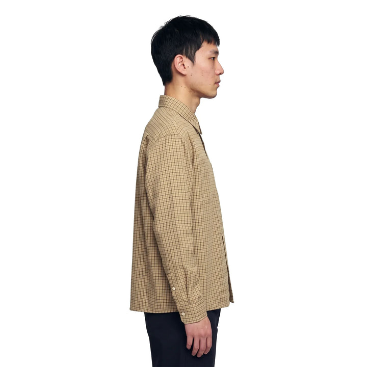 Léviter LVT Étoile Long Sleeve Shirt Coffee Brown Plaid