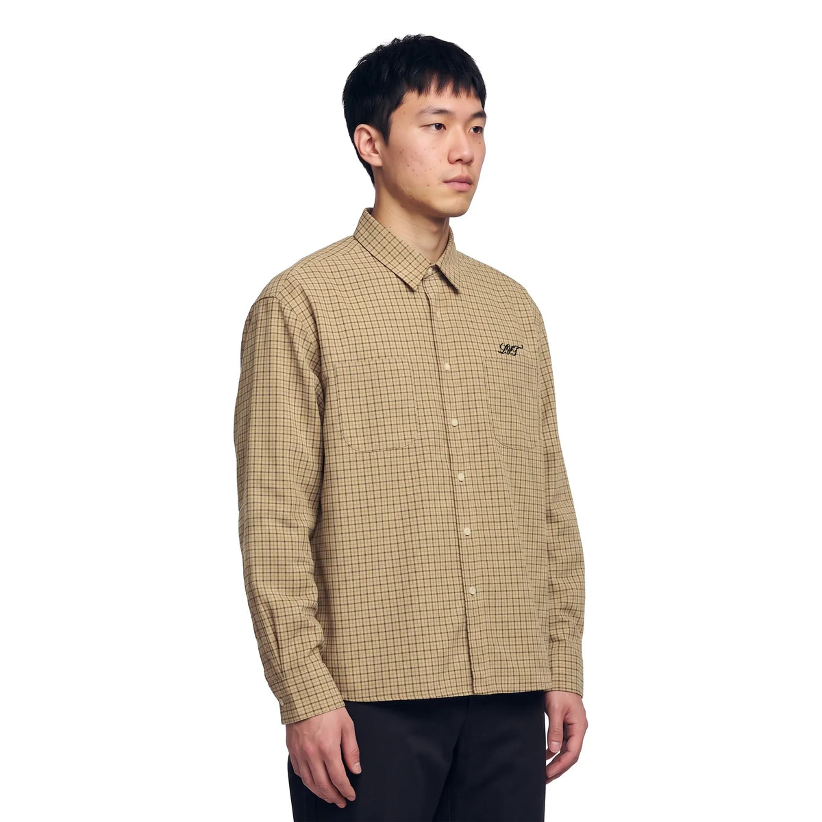 Léviter LVT Étoile Long Sleeve Shirt Coffee Brown Plaid