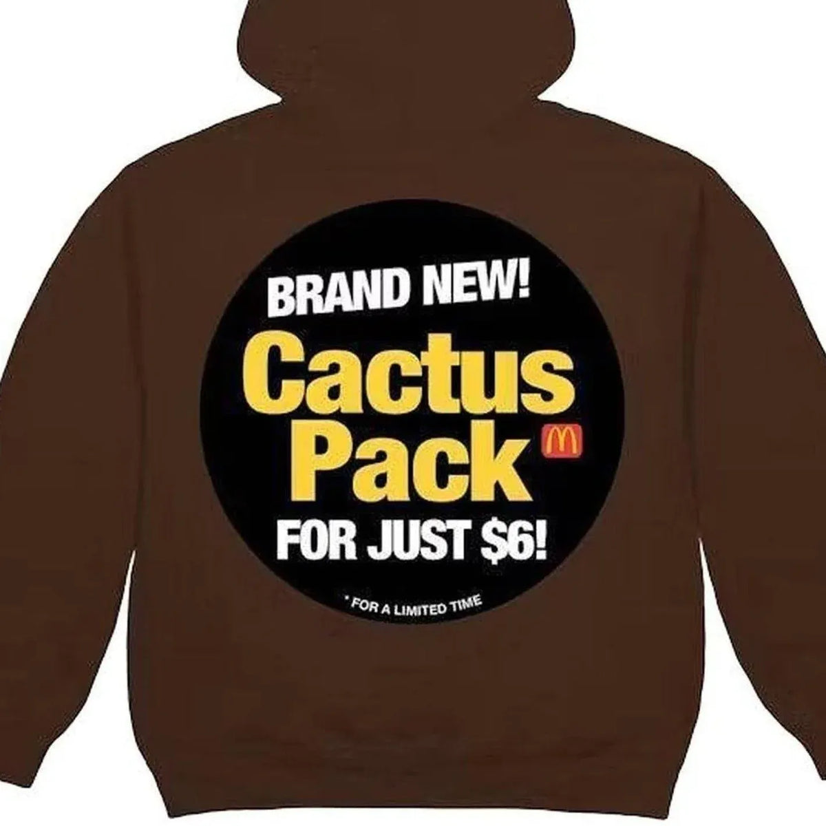 Cactus Jack by Travis Scott x McDonald's Sticker Brown Hoodie
