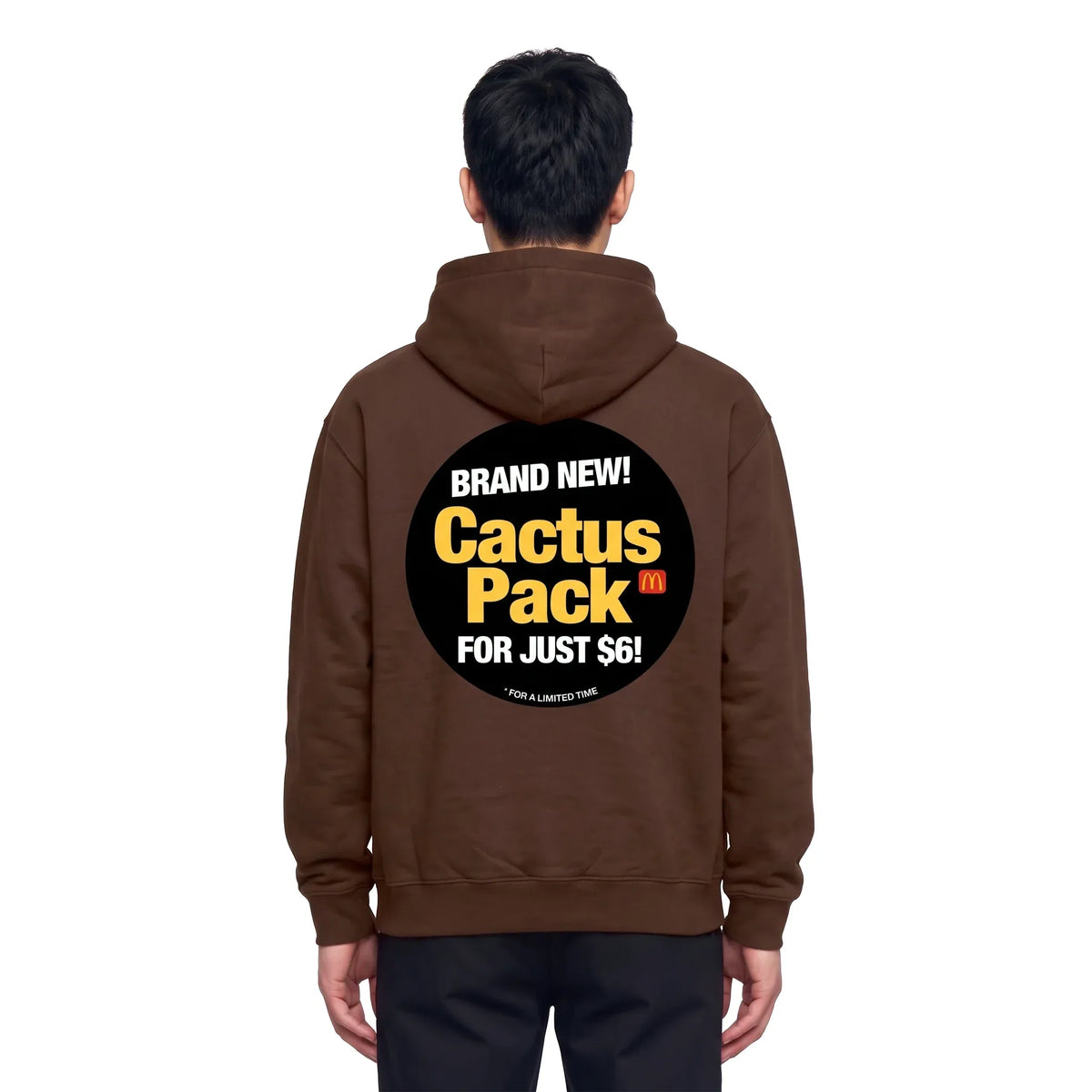 Cactus Jack by Travis Scott x McDonald's Sticker Brown Hoodie