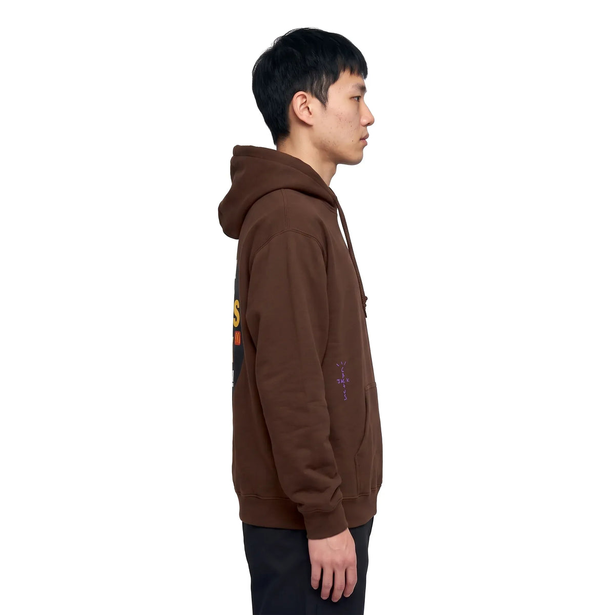 Cactus Jack by Travis Scott x McDonald's Sticker Brown Hoodie