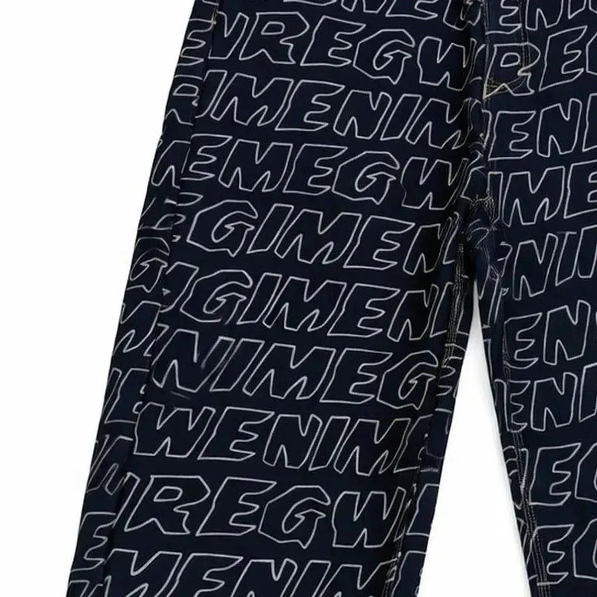 Atelier New Regime Baggy Mono Denim Jeans Indigo