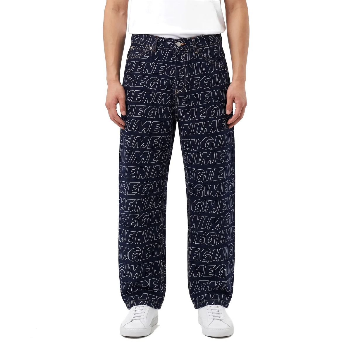 Atelier New Regime Baggy Mono Denim Jeans Indigo