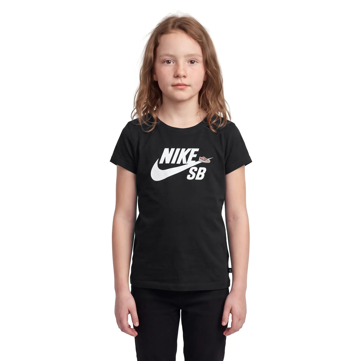 Nike SB Older Kids Tee Black
