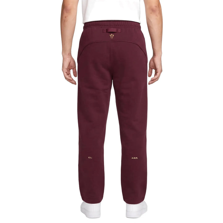 Nike x NOCTA Fleece CS Open-Hem Sweatpants Dark Beetroot