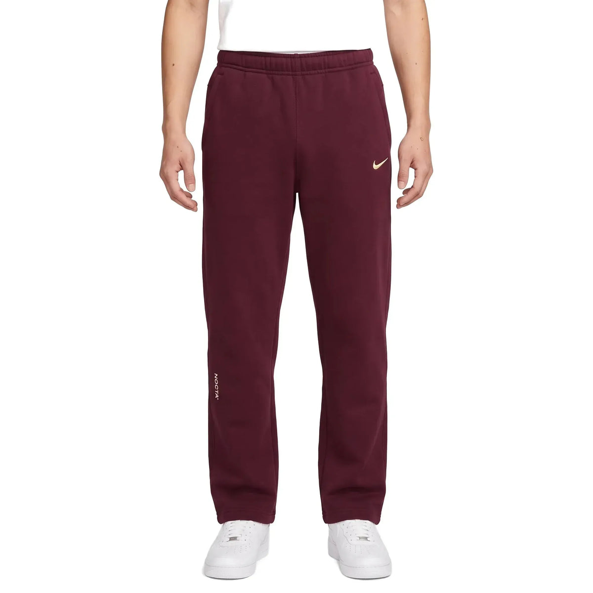 Nike x NOCTA Fleece CS Open-Hem Sweatpants Dark Beetroot